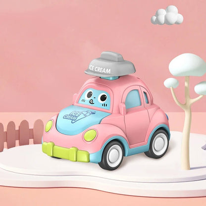 AdventureBuddy – Coche de Juguete para Niños con Retroceso sin Batería y Diseño Duradero