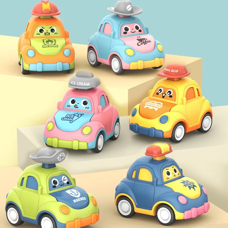 AdventureBuddy – Coche de Juguete para Niños con Retroceso sin Batería y Diseño Duradero