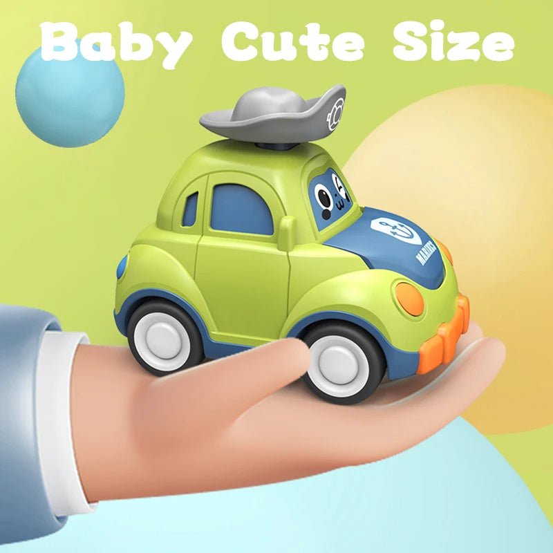 AdventureBuddy – Coche de Juguete para Niños con Retroceso sin Batería y Diseño Duradero