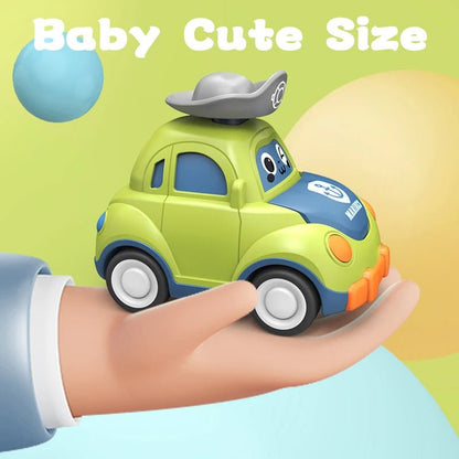 AdventureBuddy – Coche de Juguete para Niños con Retroceso sin Batería y Diseño Duradero