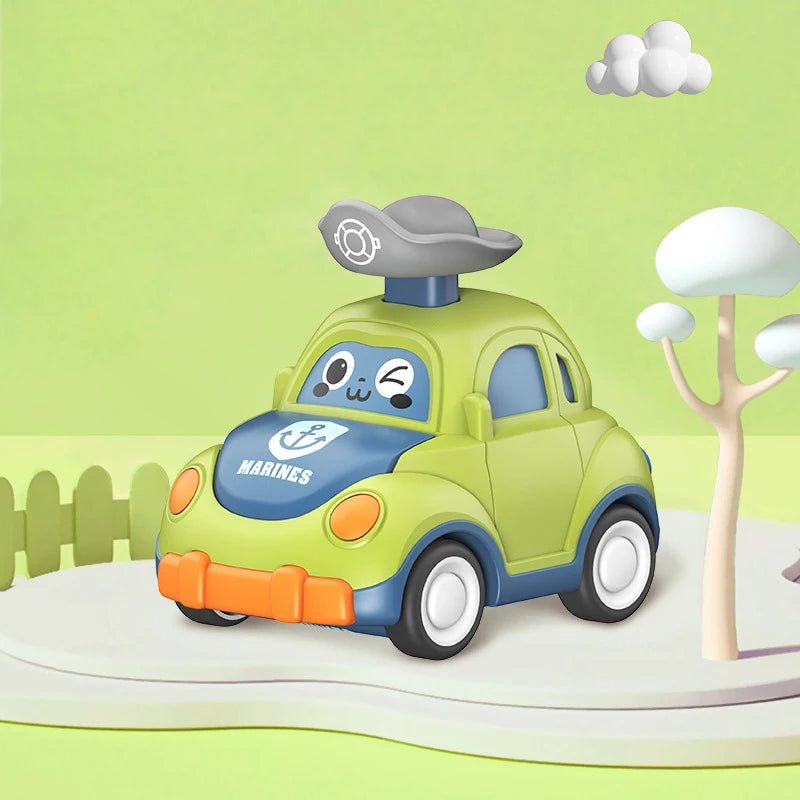 AdventureBuddy – Coche de Juguete para Niños con Retroceso sin Batería y Diseño Duradero