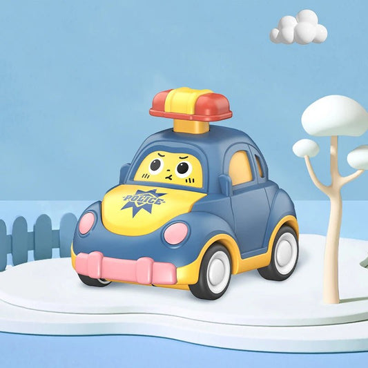 AdventureBuddy - Batterijvrije pull-back speelgoedauto voor kinderen met duurzaam ontwerp