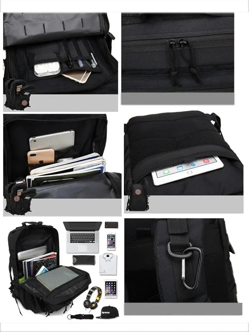 AdventurePack - Waterproof 50L Travel Backpack with Theft Protection 7