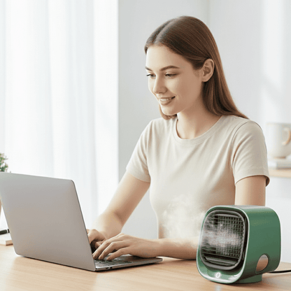 AeroBreeze 2-in-1 Air Cooler & Humidifier | Dual Function Cooling & Moisture | Energy Efficient Home Air Device