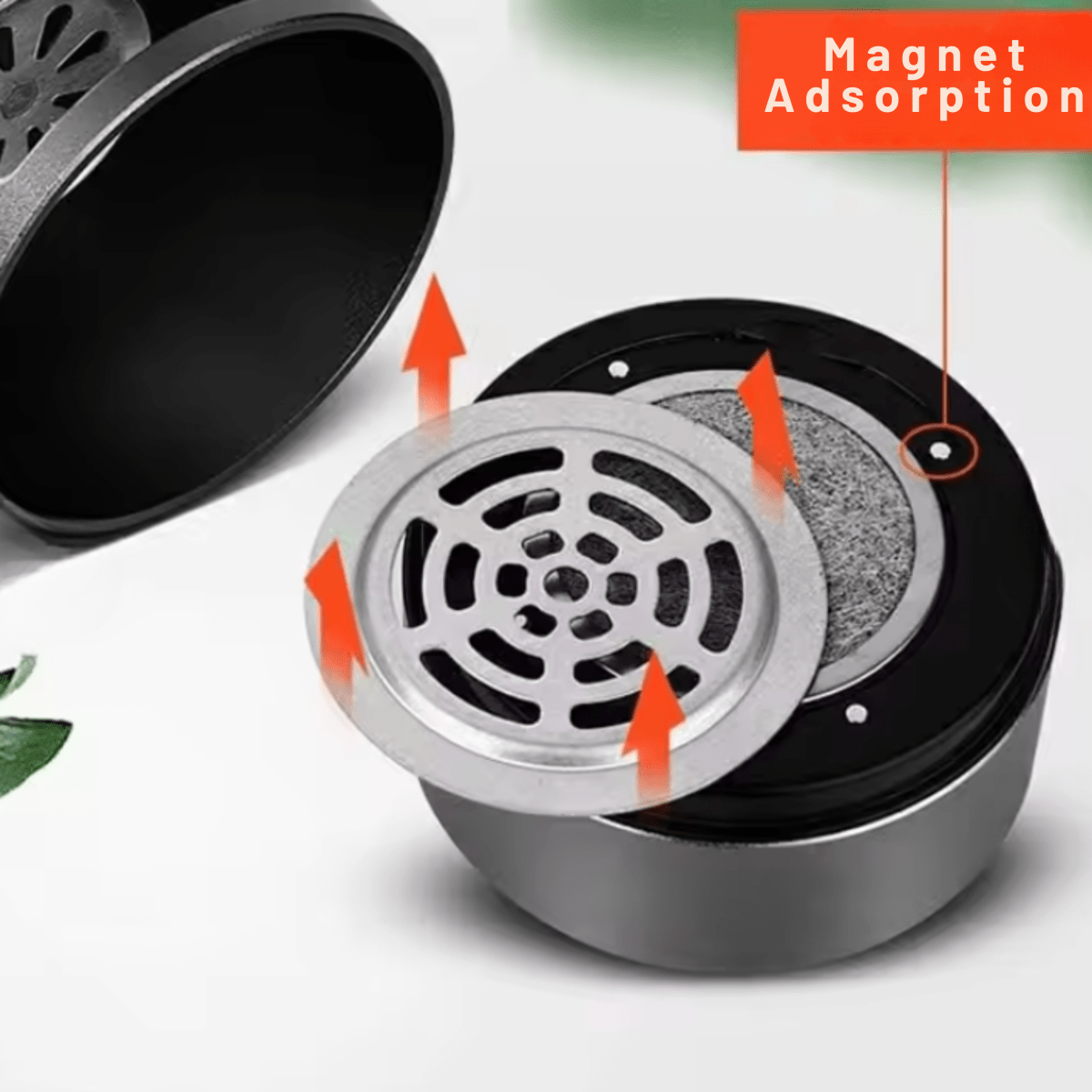 AEROCLEAN – Slimme Rookloze Asbak met Oplaadbare Batterij en HEPA-filter