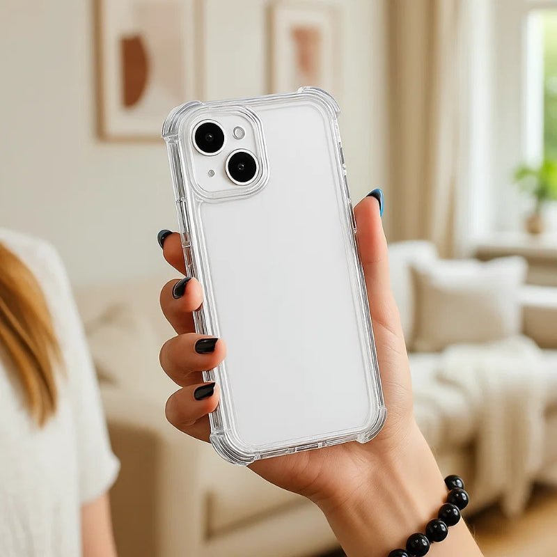 AeroGuard – Shockproof Transparent Bumper Case for iPhone 11-17
