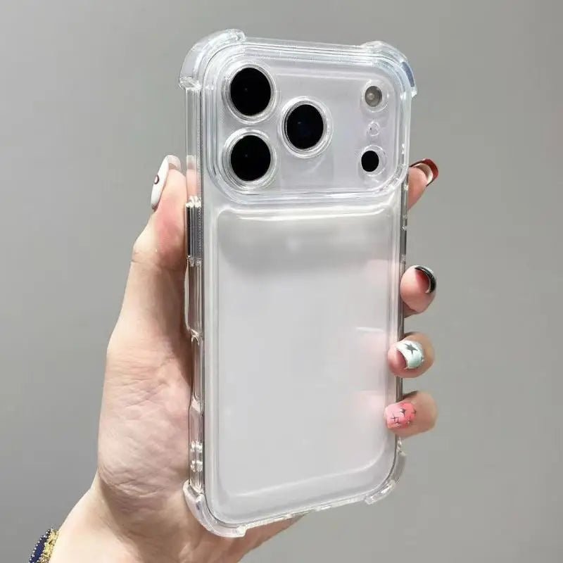 Shockproof Transparent Phone Case for iPhone 17 Pro & Max - Lightweight TPU Bumper 0