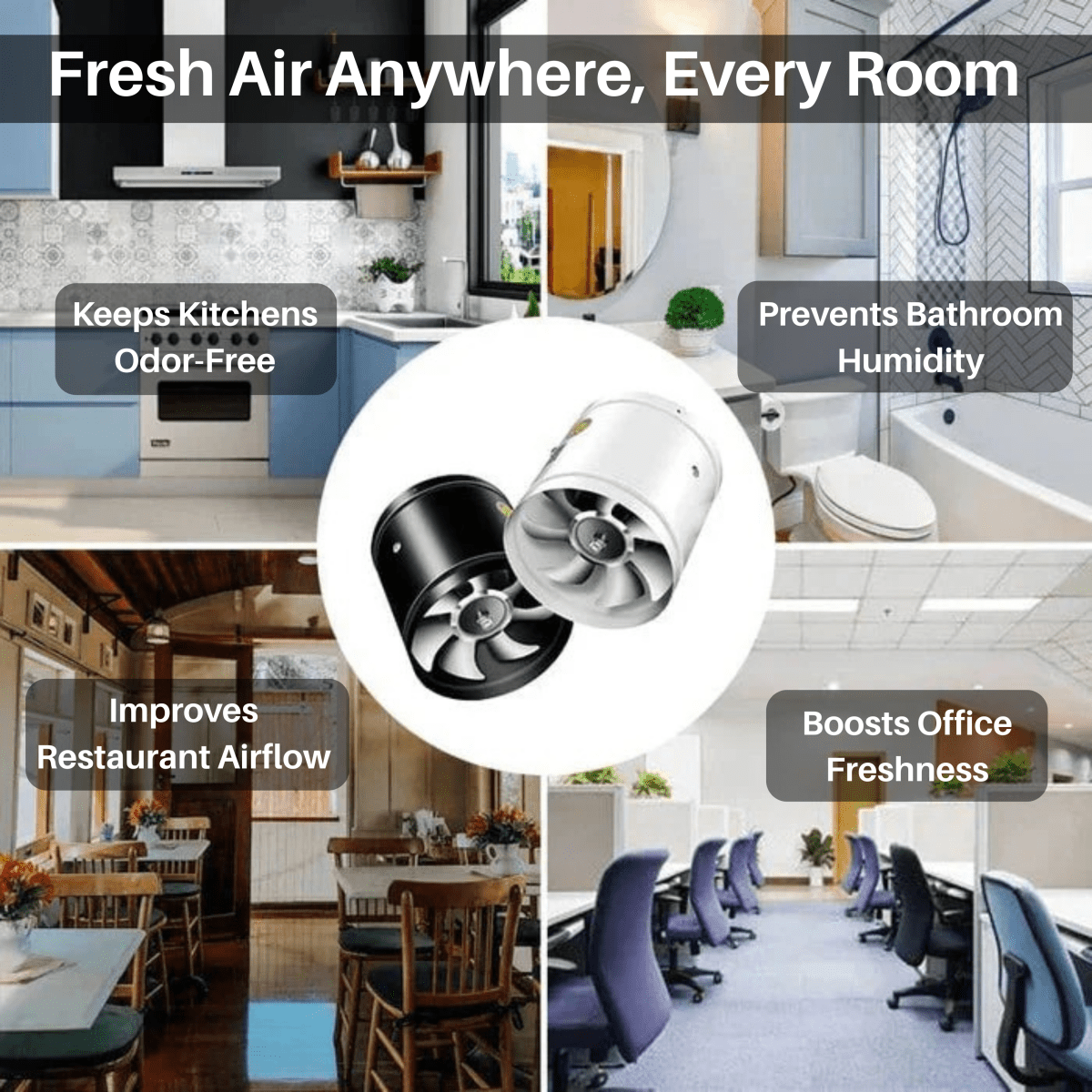 AEROVENT VENTILADOR – Ventilador Extrator Silencioso para Ar Limpo e Fresco