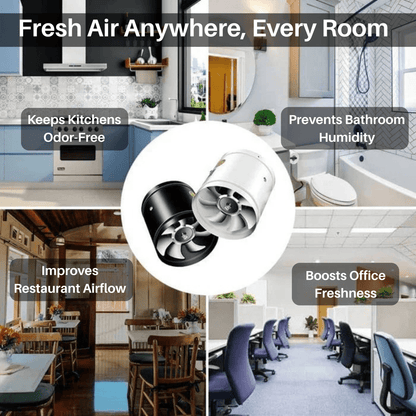 AEROVENT VENTILADOR – Ventilador Extrator Silencioso para Ar Limpo e Fresco