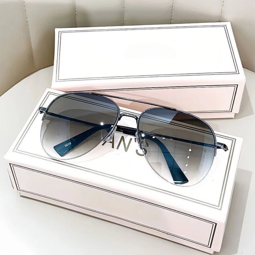 AEROVIEW SHADES – Gradient Pilot Sunglasses with UV400 Protection for Men