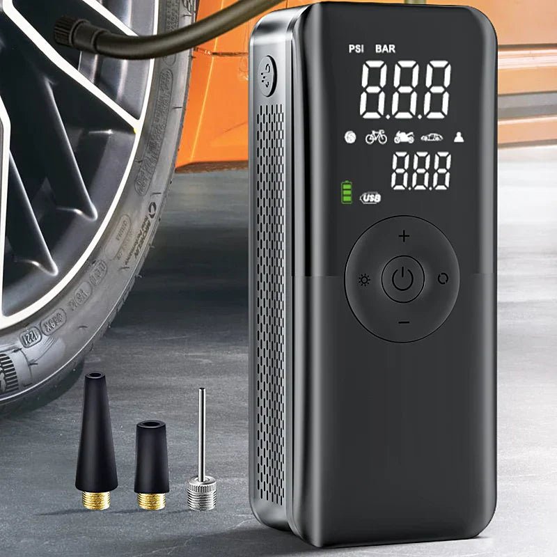 AirGo Max – Gonfleur de pneus portable avec affichage numérique et puissance de 150 PSI