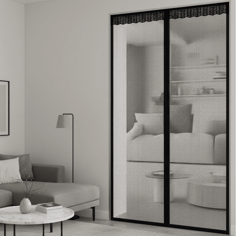 AIRMERA – Hands-Free Magnetic Door Curtain for Mosquito Protection