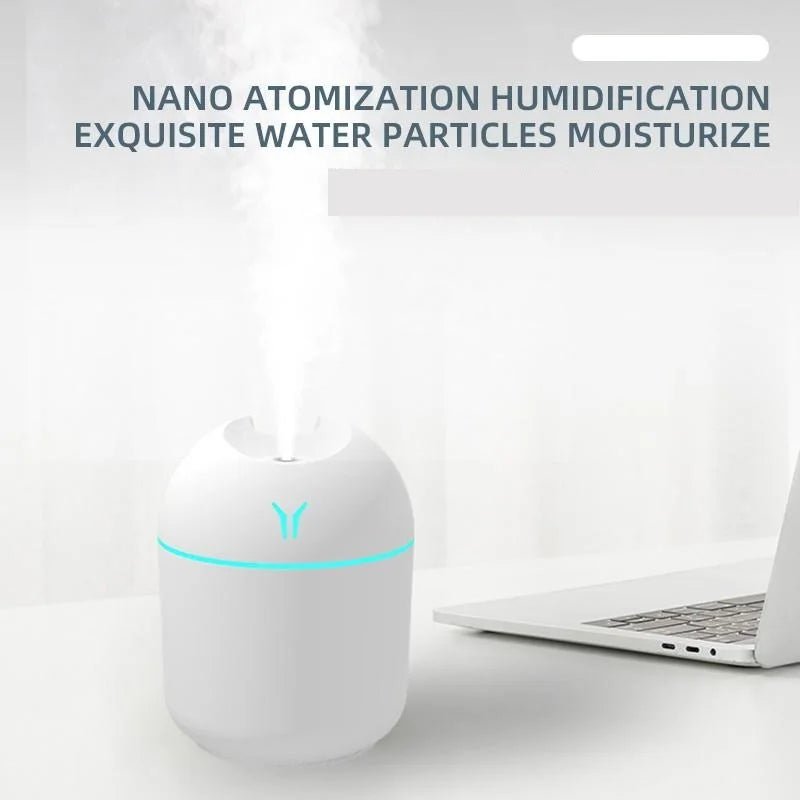 AirMist 250 – USB Mini Humidifier with Aromatherapy Function