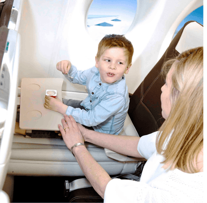 AirNap – Inflatable airplane seat bed for children up to 5 years