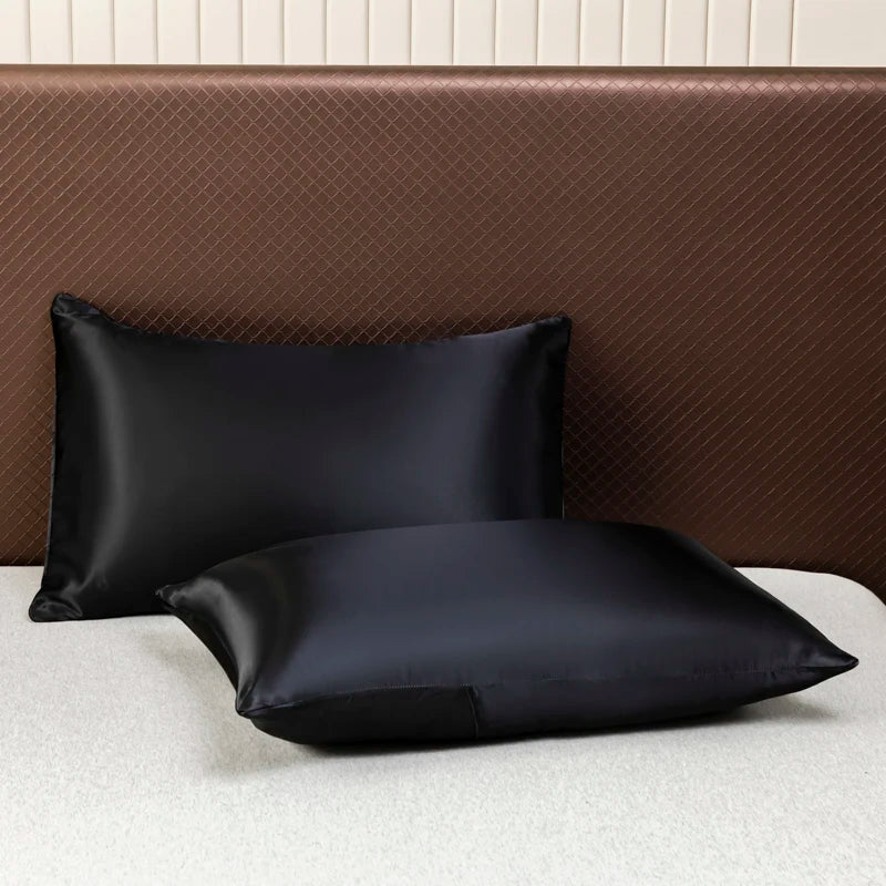 SATINBREEZE – Cooling Satin Bed Sheet Set with Breathable Soft Pillowcases 4