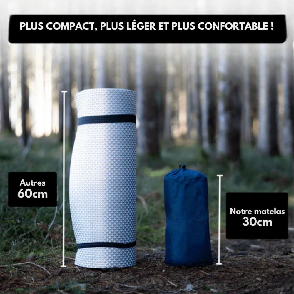 Airtrek Mat - inflatable camping mattress with foot pump & ergonomic design 7