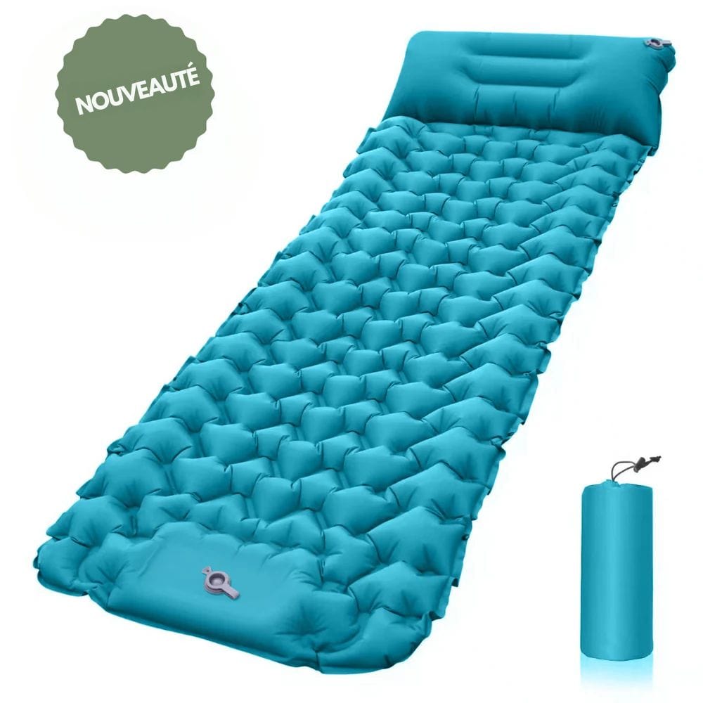 Airtrek Mat - inflatable camping mattress with foot pump & ergonomic design 12