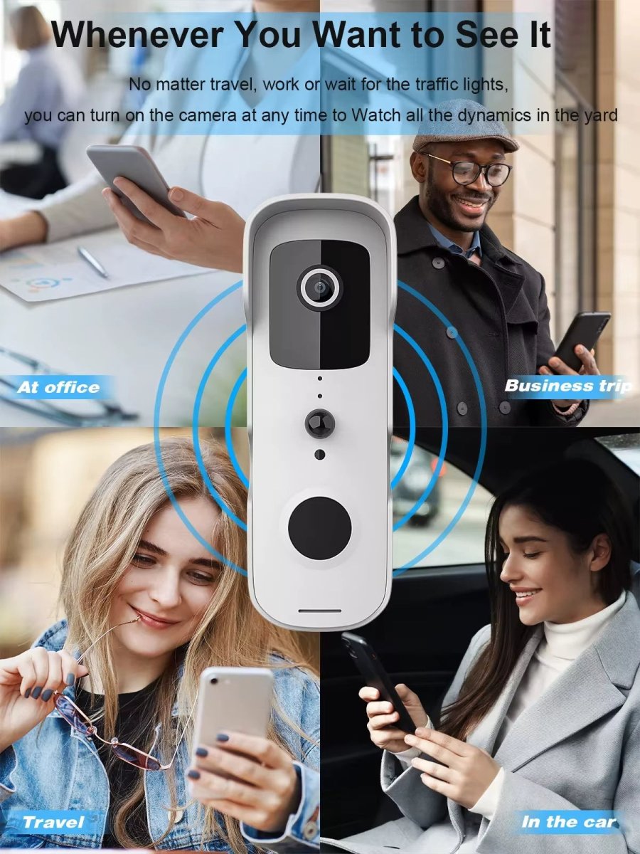 Smart Wireless Video Doorbell Camera with 1080p HD & Two-Way Audio 7