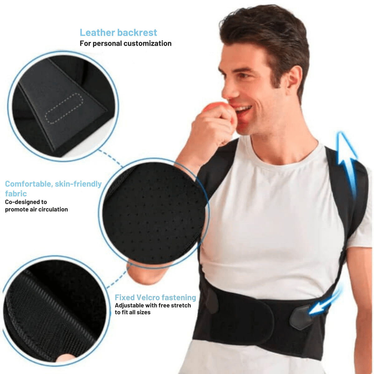 ALIGNORA – Ergonomic Posture Corrector for Back Pain Relief