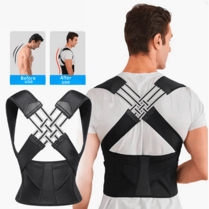 ALIGNORA – Corrector de postura ergonómico para aliviar el dolor de espalda