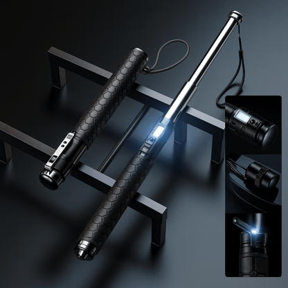 AllGuard Stick – Automatische Zelfverdedigingswandelstok met Stabiliteitssteun