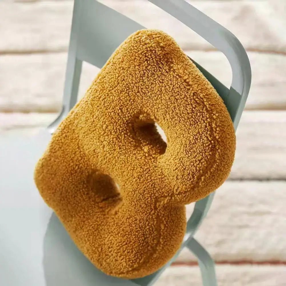 ALPHORA – Velvet Letter Cushion for Personalized Home Decor