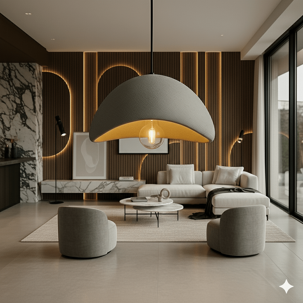 AMBRA SHINE – Elegant Pendant Light with Dimmable Warm Glow