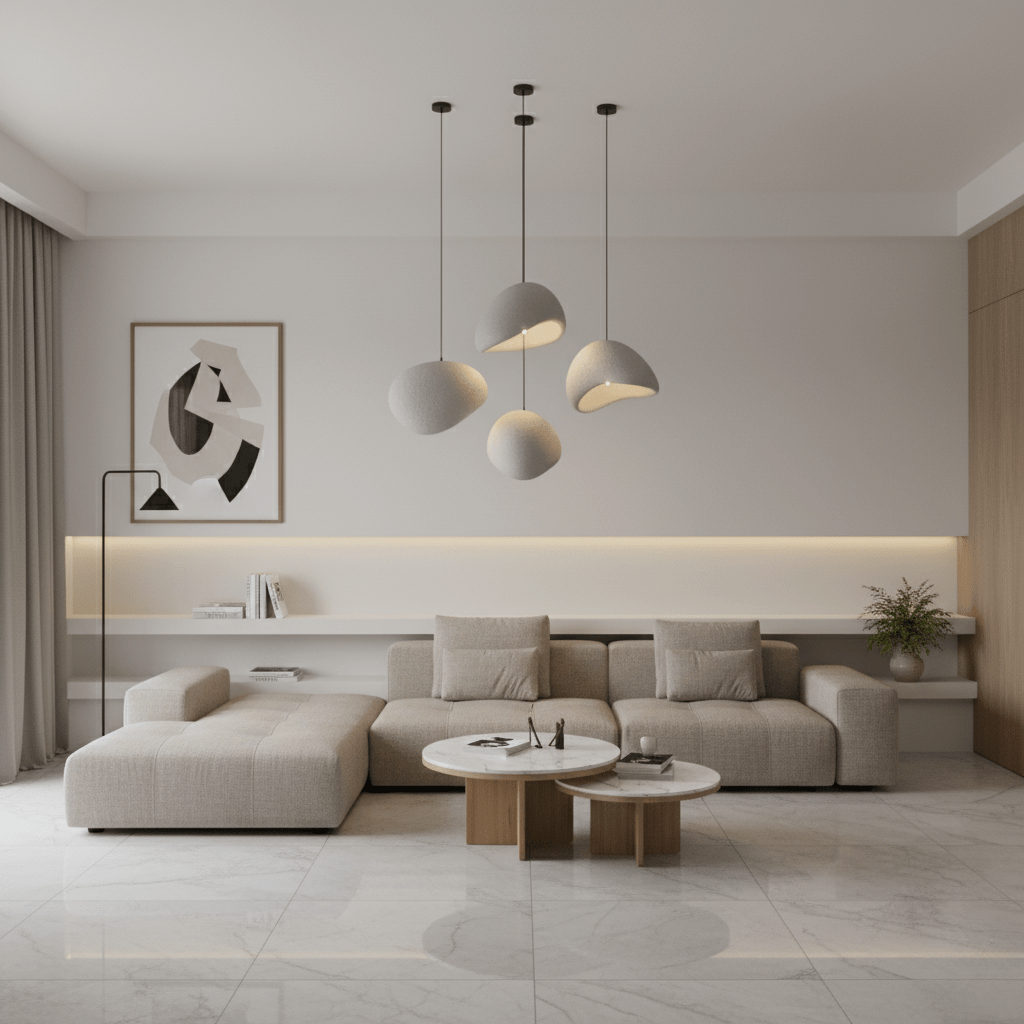 AMBRA SHINE – Elegant Pendant Light with Dimmable Warm Glow