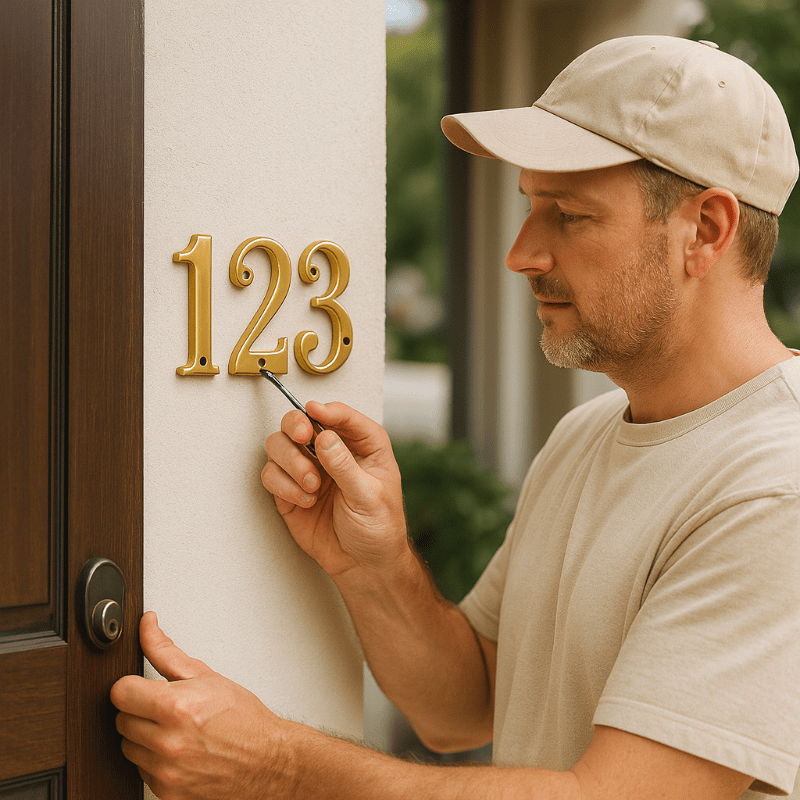 AnchorDigits – Durable Numbers with Classic Design