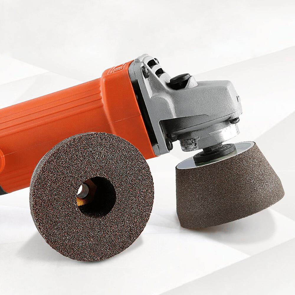 Angle Grinder Polishing Disc – Universal Tool Sharpener for Rust Removal and Surface Restoration, 7.5 x 5 cm, Gray-1