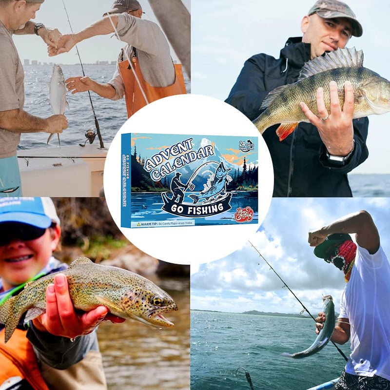 ANGLERVENT – 24 Days Christmas 2025 Countdown Fishing Tackle Set