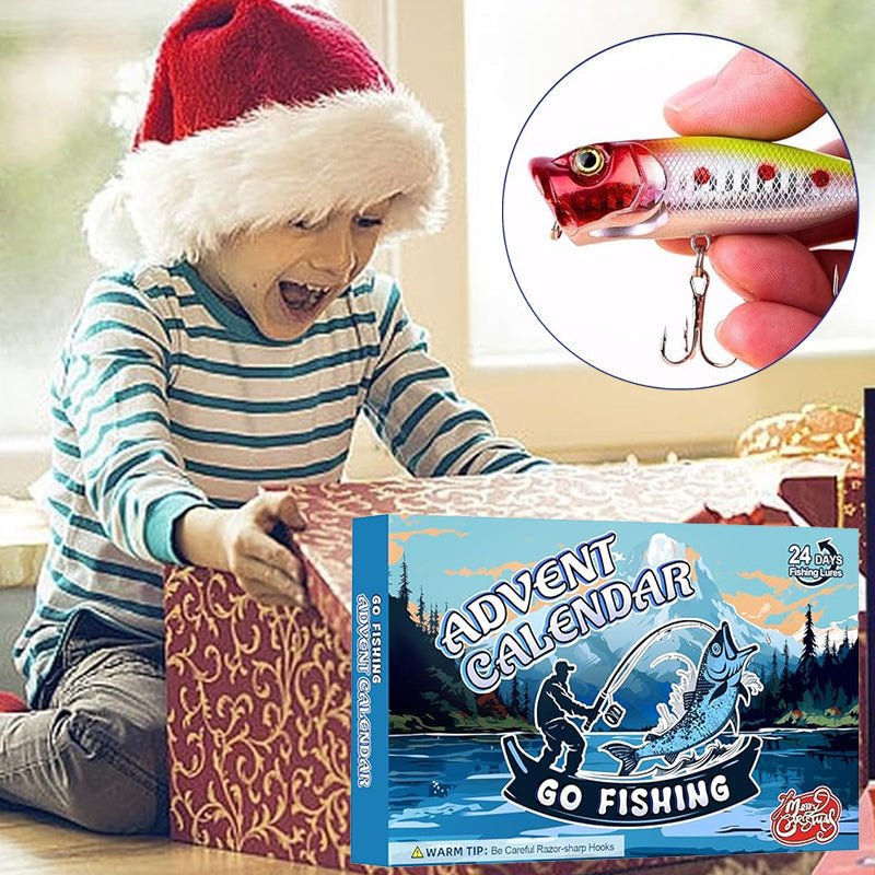 ANGLERVENT – 24 Days Christmas 2025 Countdown Fishing Tackle Set