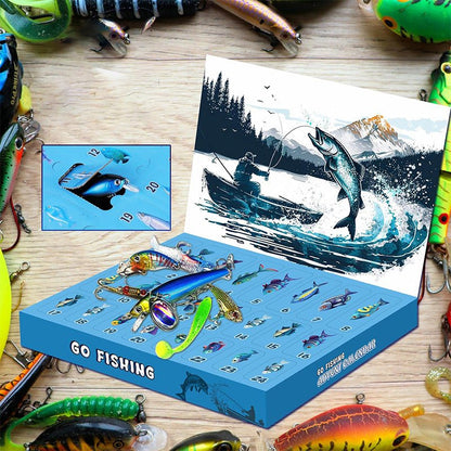 ANGLERVENT – 24 Days Christmas 2025 Countdown Fishing Tackle Set