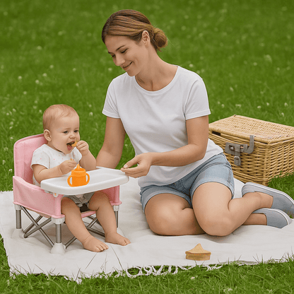 AnywhereSeat – Silla alta portátil plegable para bebés y niños pequeños
