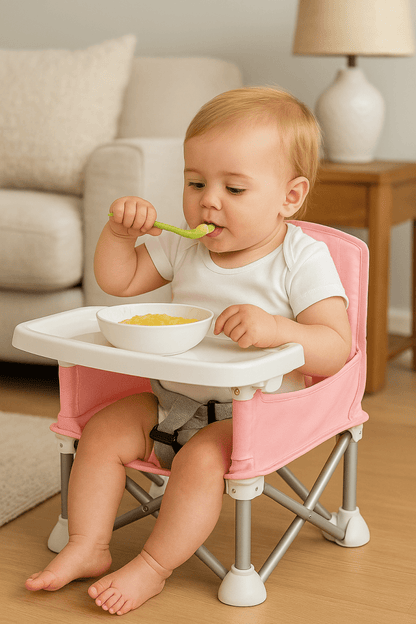 AnywhereSeat – Silla alta portátil plegable para bebés y niños pequeños