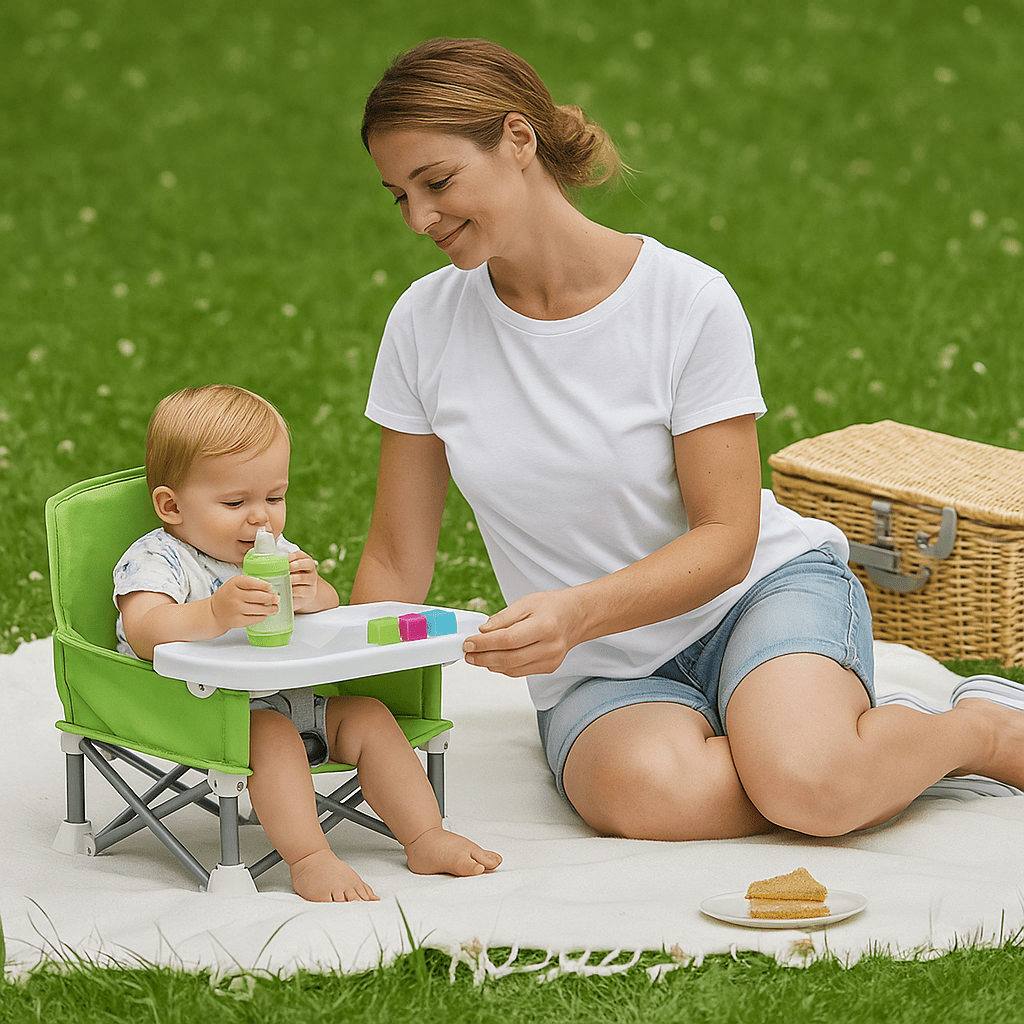 AnywhereSeat – Silla alta portátil plegable para bebés y niños pequeños