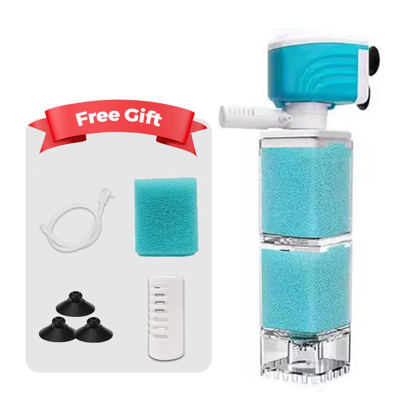 AQUAFLOW 5-IN-1 – Kristalhelder water & automatische reiniging voor aquaria