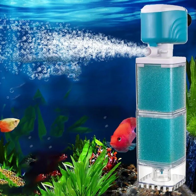 AQUAFLOW 5-IN-1 – Kristalhelder water & automatische reiniging voor aquaria