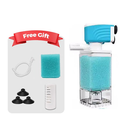 AQUAFLOW 5-IN-1 – Kristalhelder water & automatische reiniging voor aquaria