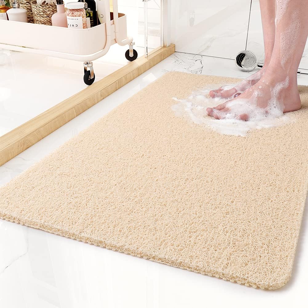 Aqualuxe Shower Mat-non-slip shower mat with hygienic drainage system & spa comfort 3
