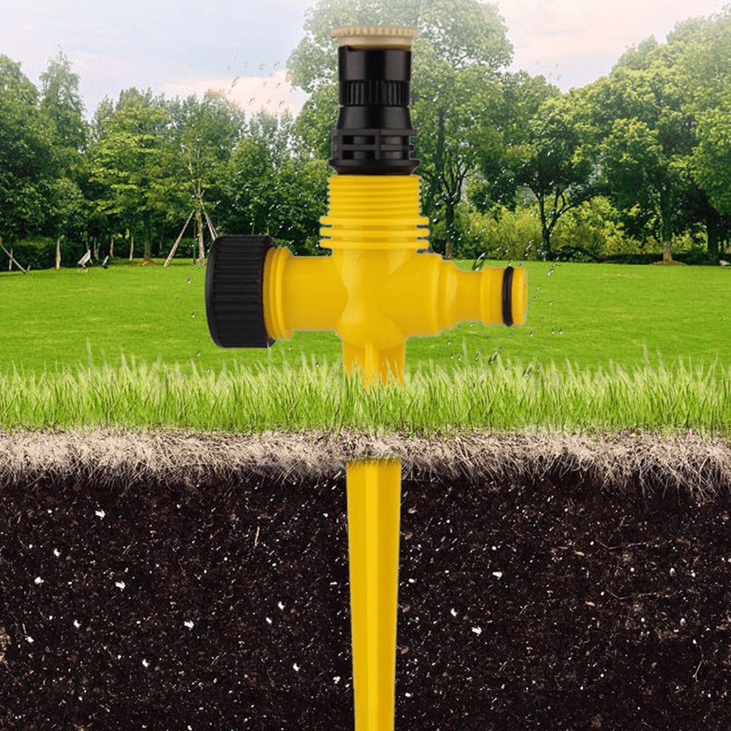 Automatic Rotating Sprayer for Lawn and Garden Irrigation – Water-Saving Design with Adjustable Spray Angles, Durable Plastic and Brass-5