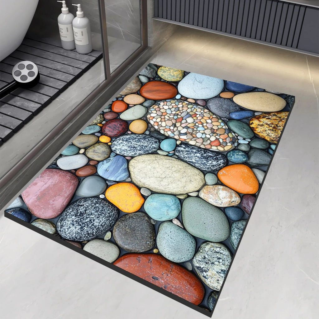 TAPIS DE BAIN AQUASOFT – Tapis de bain en diatomite pour sécurité et confort
