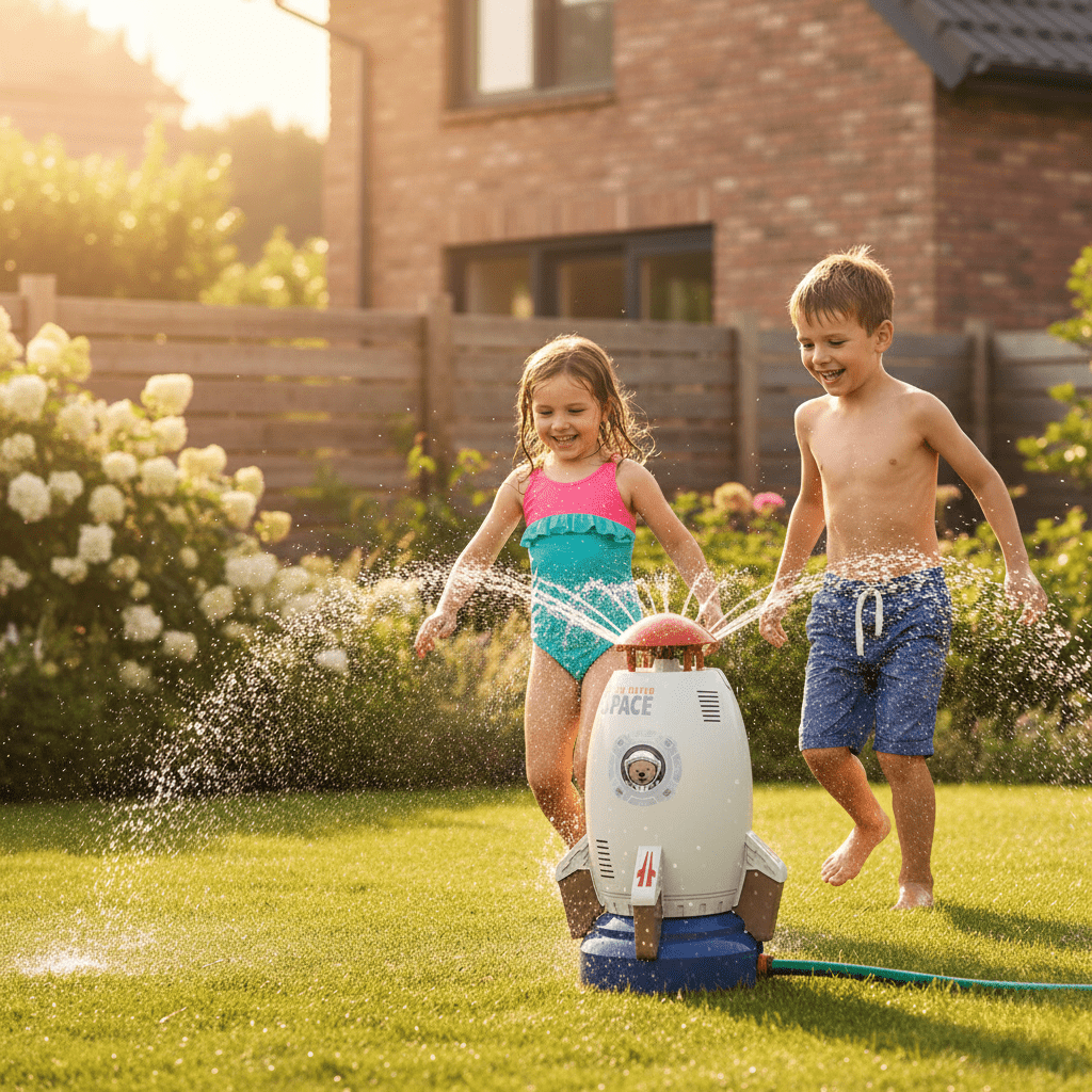 AQUASPIN – Jouet arroseur d'eau rotatif à 360° pour enfants