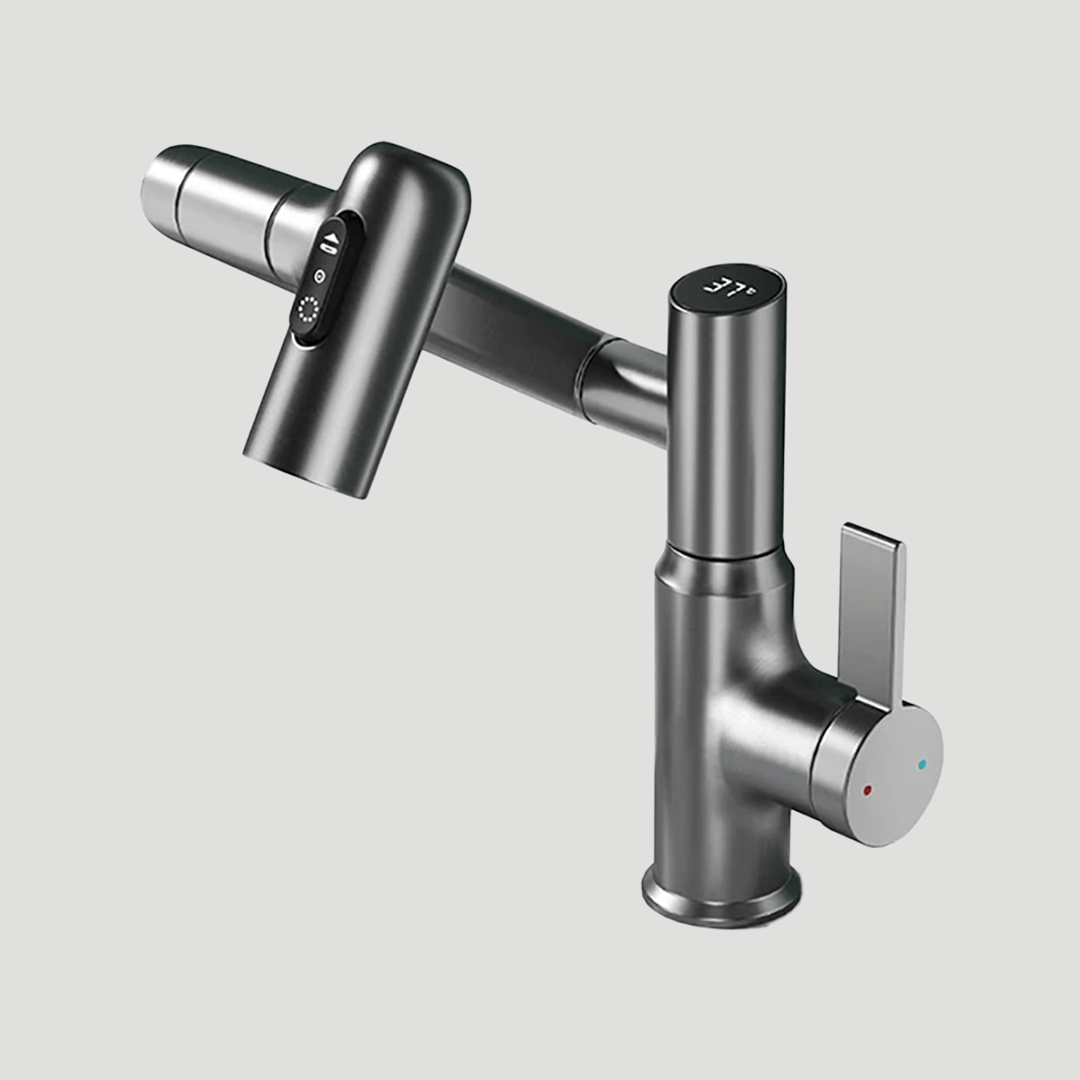  Aquatwist 360 ° kitchen fitting - rotatable & stylish for modern living-1