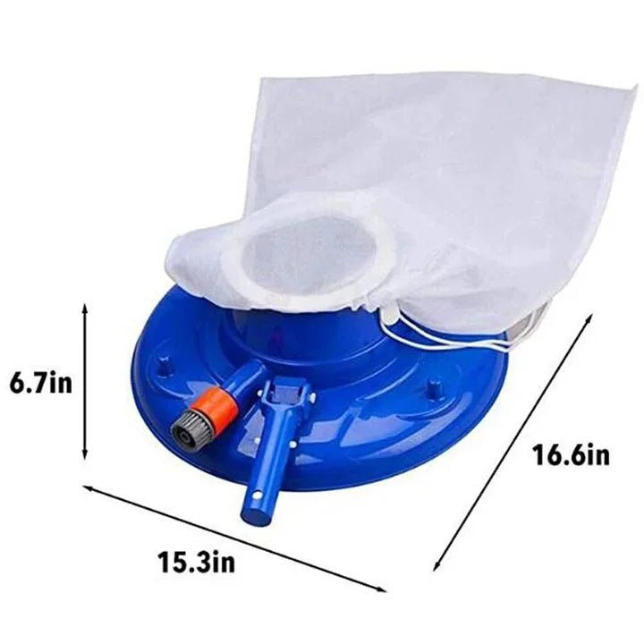 Aquavac - chemical -free pool cleaner with a strong suction power for leaves & dirt 6