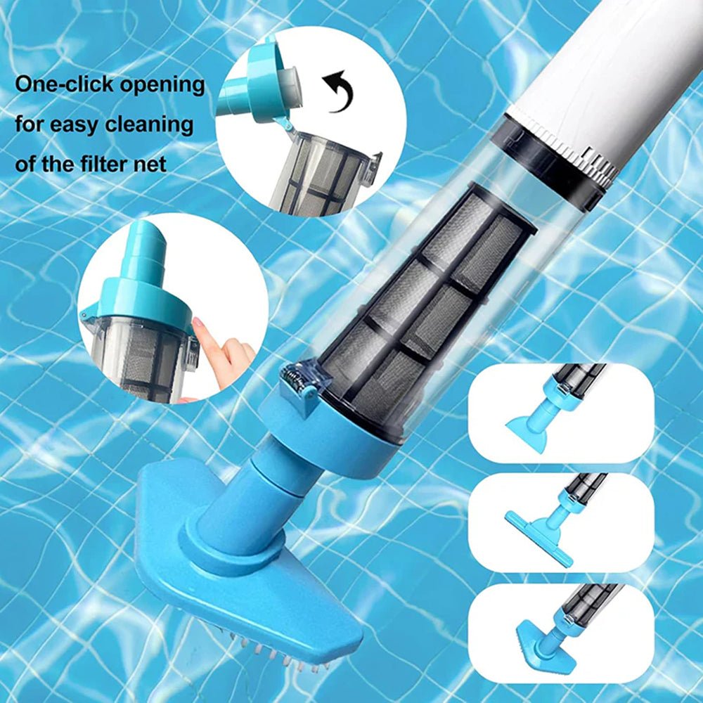AQUAVAC – Aspirateur de piscine sans fil pour un nettoyage sans effort