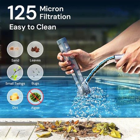AQUAVAC – Aspirateur de piscine sans fil pour un nettoyage sans effort