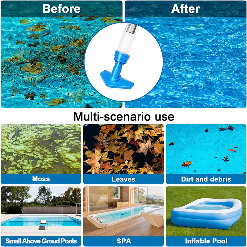 AQUAVAC – Aspirateur de piscine sans fil pour un nettoyage sans effort