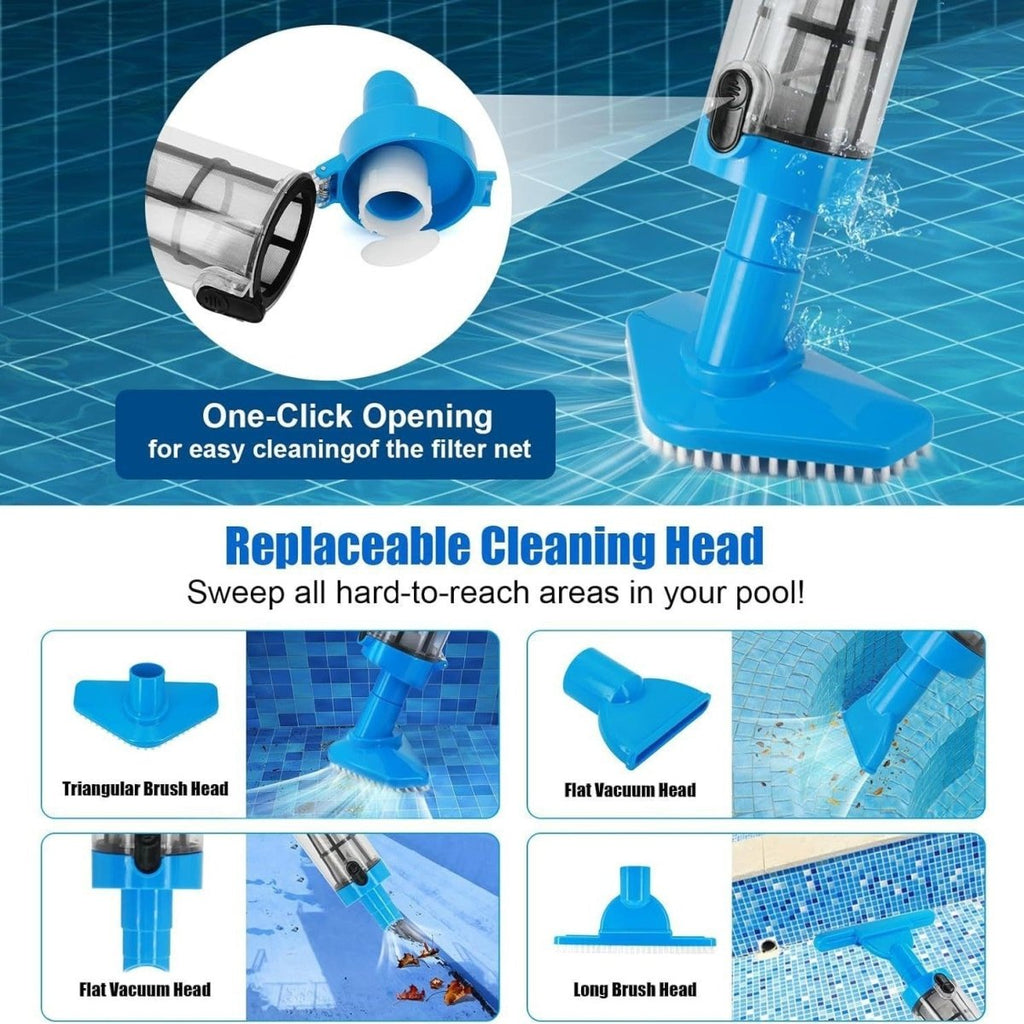 AQUAVAC – Cordless Pool Vacuum for Effortless Cleaning