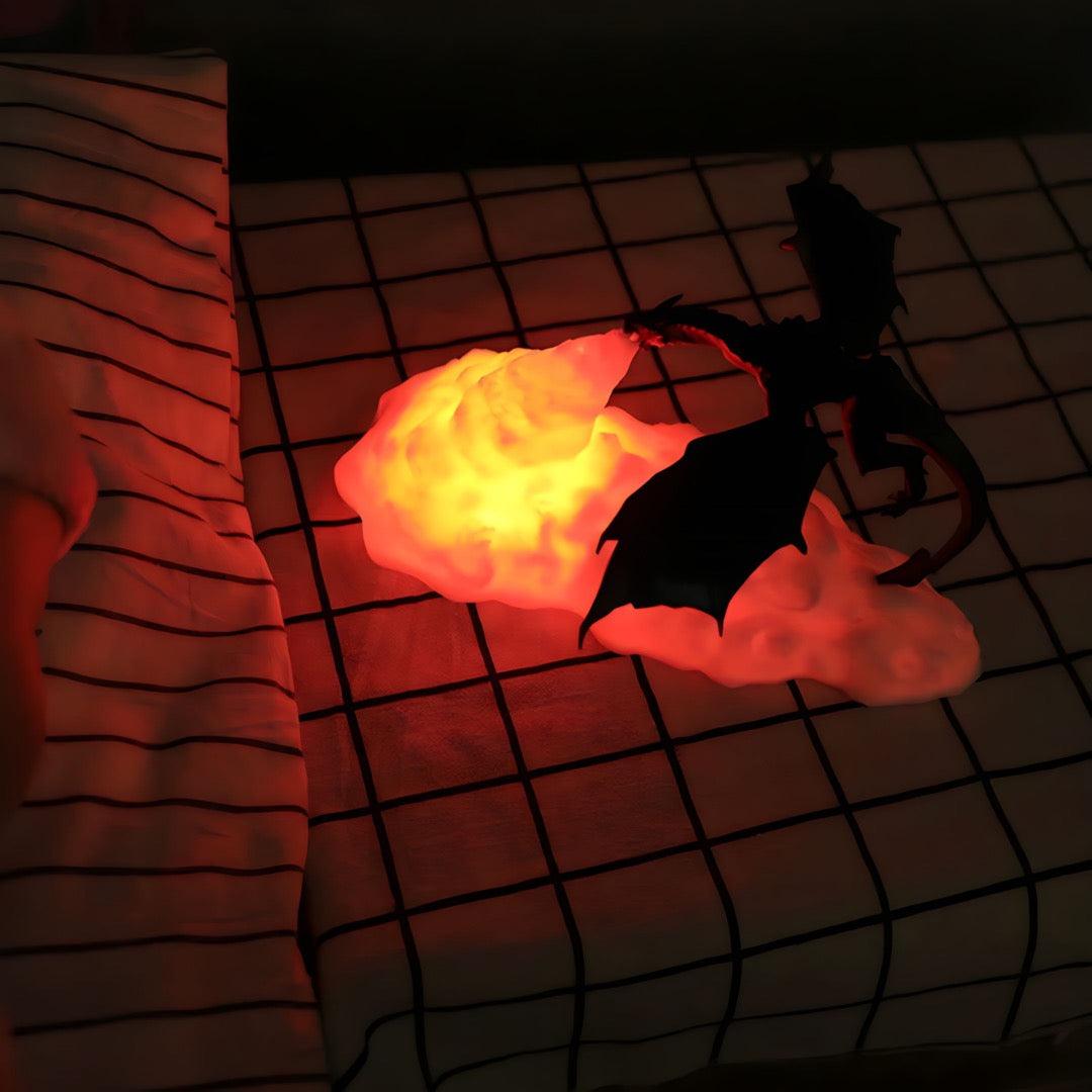 Enchanting Dragon Lamp with LED Lights - Unique Multicolor Glow Decor 1